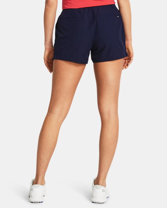 Women's UA Drive 3.5" Shorts, Blue, pdpMainDesktop image number 1